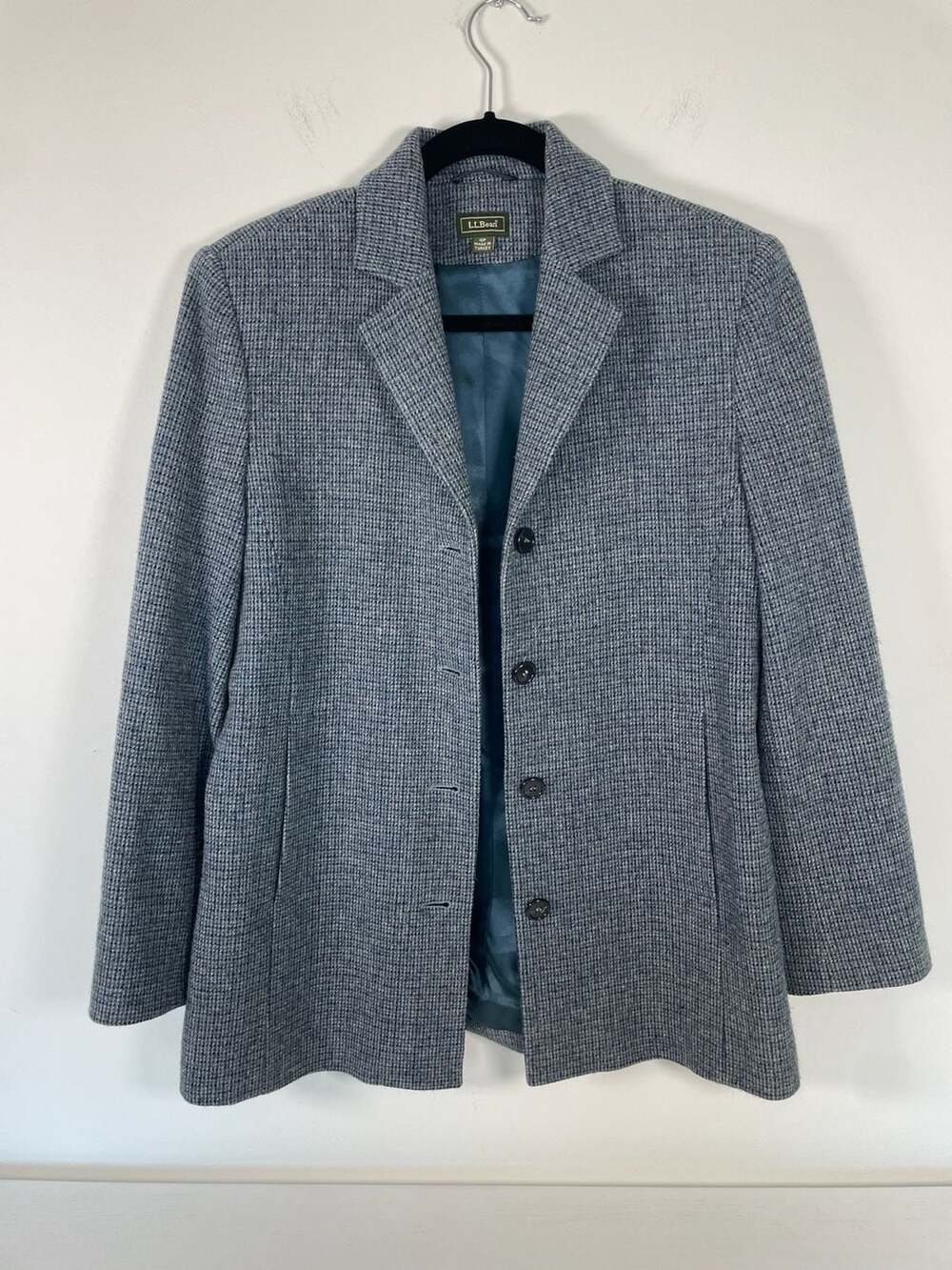 Vintage L L Bean Preppy Wool Suit Jacket 10 P Fully Lined - Picture 3 of 7